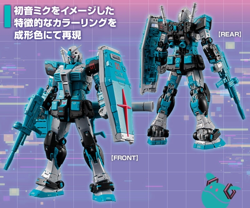 Premium Bandai, Collaboration: RG 1/144 RX-78-2 Ver 2.0 Hatsune Miku Ver