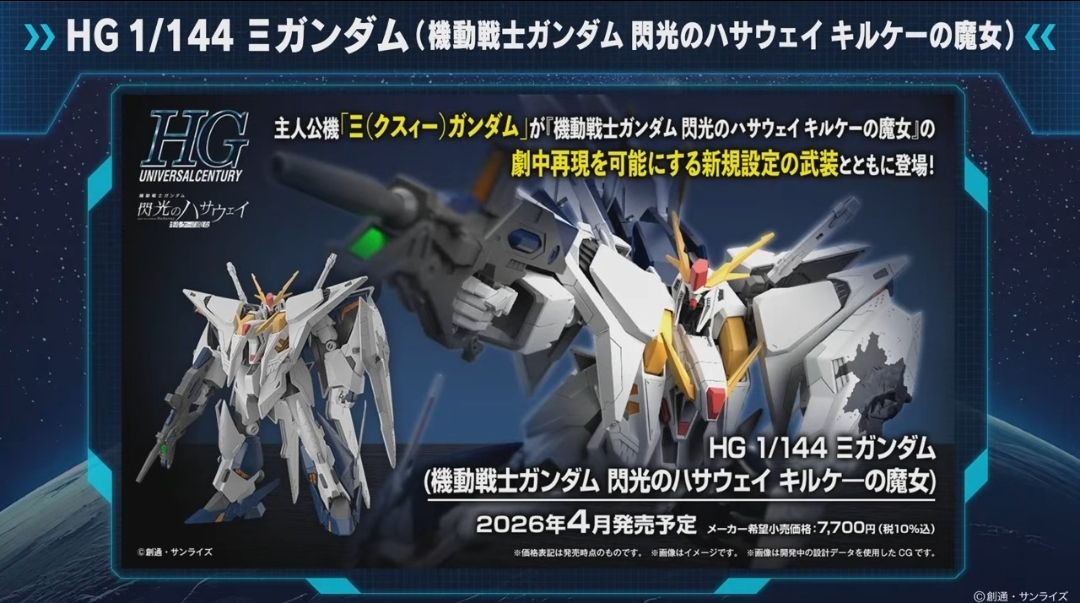 Retail: HG 1/144 Xi Gundam (Hathaway 2 Ver)