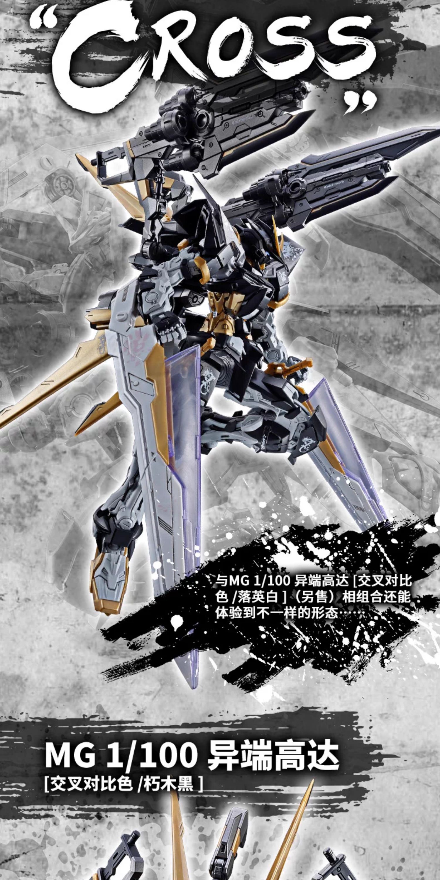 Bandai Chinese Exclusive: MG 1/100 Gundam Astray Blue Dragon