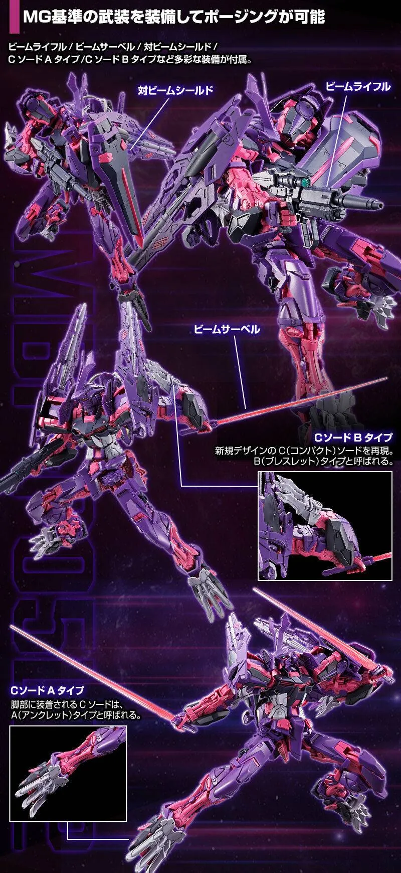 P-Bandai: MG 1/100 Gundam Astray Mirage Frame 2nd Issue